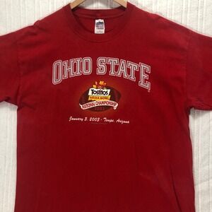 Gildan Ohio State Fiesta Bowl‎ 2003 T-Shirt NCAA Football XL